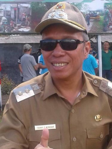 Sekretaris DPD PDI Perjuangan Sulut Franky Wongkar juga sebagai Wakil Bupati Minsel