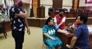 Fransiscus Silangen Ajak 15 Kabupaten Kota di Sulut Vaksinasi Booster