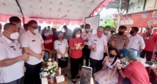 Bupati ROR Hadiri Launching Bulan Imunisasi Anak Nasional (BIAN) di Minahasa/l
