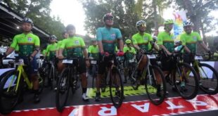 Wagub Kandouw Berpartisipasi Bersama 300 Cyclist di Event Mandiri Sulut KOM Challenge 2022