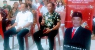 Berty Kapojos Sosialisasi Peraturan Daerah Provinsi Sulut Tahun 2022