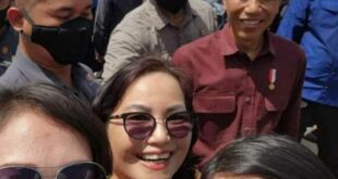 Sekwan Sandra Moniaga Fasilitasi Kegiatan Pimpinan DPRD Dampingi Presiden Joko Widodo Pada Peresmian Bendungan Kuwil Kawangkoan Minut