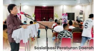 Ketua DPRD Sulut FAS Gelar Sosper Kepada Pemuda GMIST Sangihe